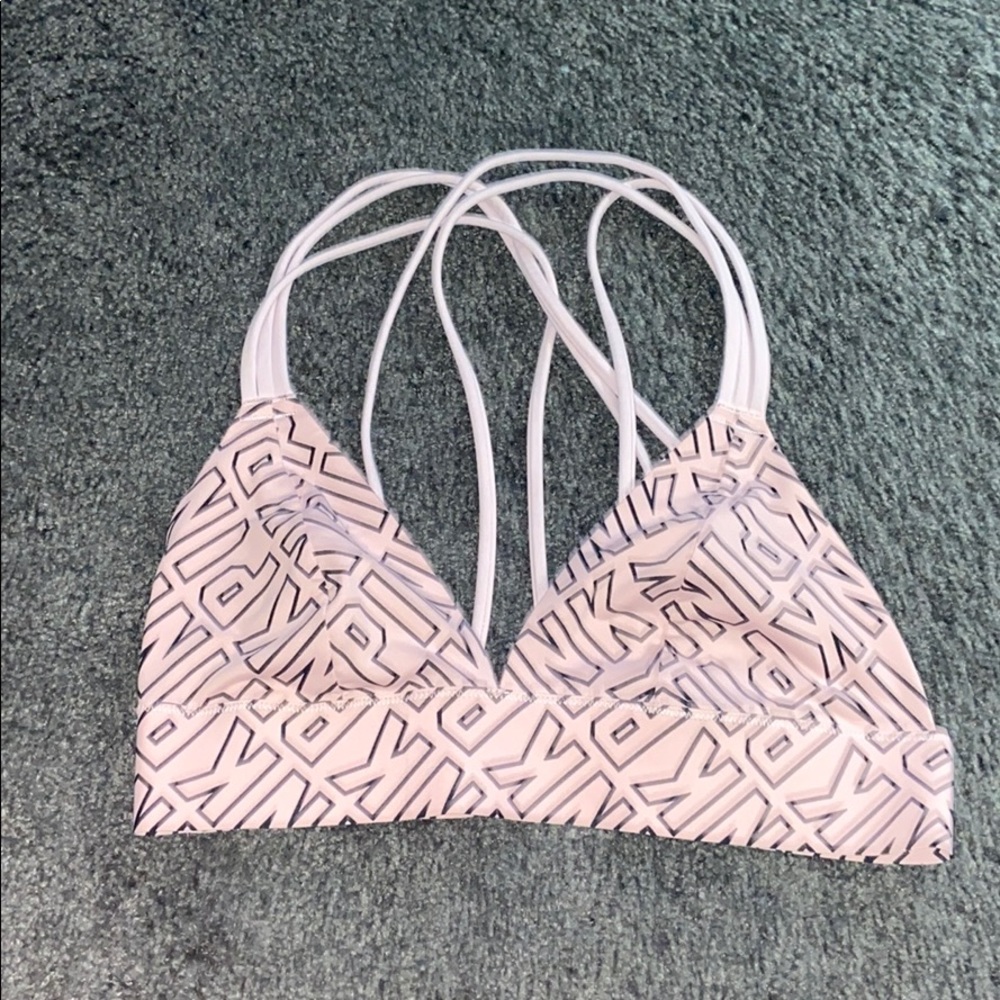 Pink Sports Bra